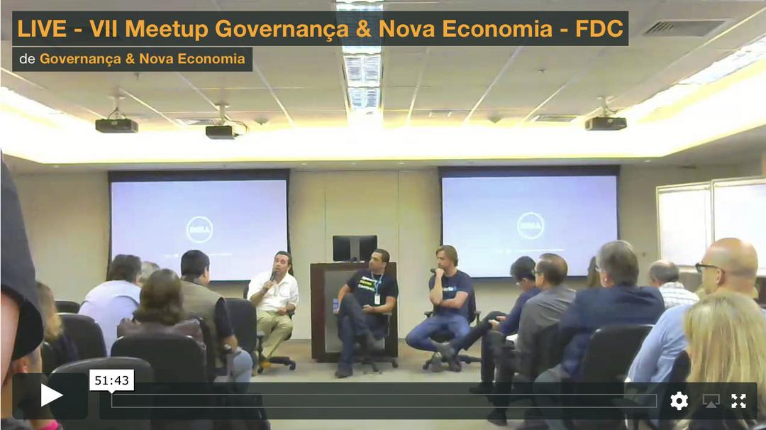 Assista ao live do VII Meetup Governança & Nova Economia realizado na FDC - Fundação Dom Cabral
